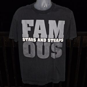 Vintage FAMOUS STARS & STRAPS yt Shirt Size Large